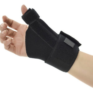 Muñequera férula en el pulgar