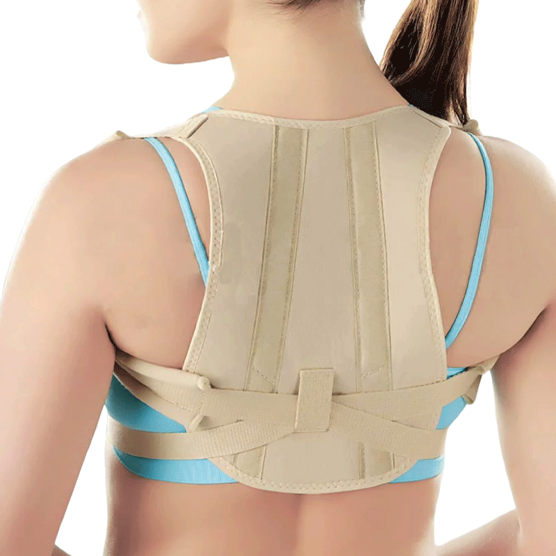 Corrector de postura con soporte de hombros